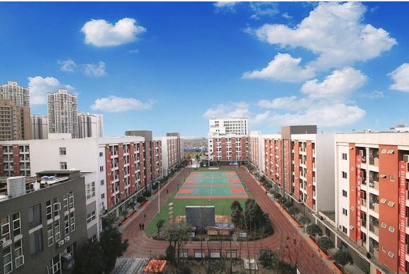 中國五冶大學校園一角