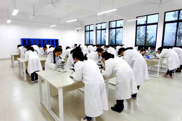 樂山醫藥科技學校浦江校區顯微鏡實訓室